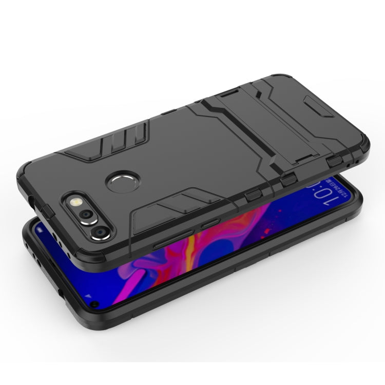 Shockproof PC + TPU Case for Huawei Honor V20, with Holder – Shockproof, TPU, For Honor V20, For Huawei Honor V20