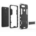 Shockproof PC + TPU Case for Huawei Honor V20, with Holder – Shockproof, TPU, For Honor V20, For Huawei Honor V20