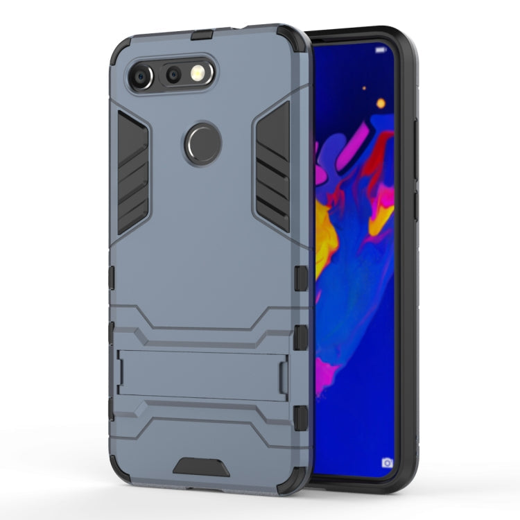Shockproof PC + TPU Case for Huawei Honor V20, with Holder – Shockproof, TPU, For Honor V20, For Huawei Honor V20