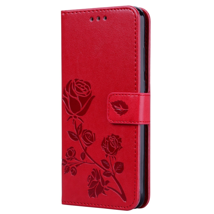 Rose Embossed Horizontal Flip PU Leather Case for Huawei P Smart 2019, with Holder & Card Slots & Wallet – Card Slot, Flip, Leather, For Huawei P Smart 2019