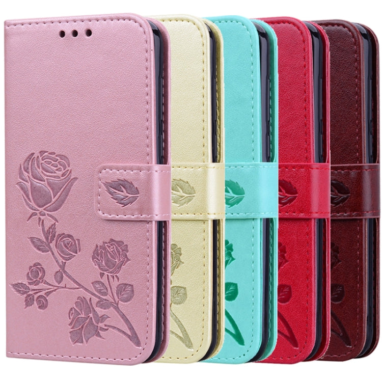 Rose Embossed Horizontal Flip PU Leather Case for Huawei P Smart 2019, with Holder & Card Slots & Wallet – Card Slot, Flip, Leather, For Huawei P Smart 2019
