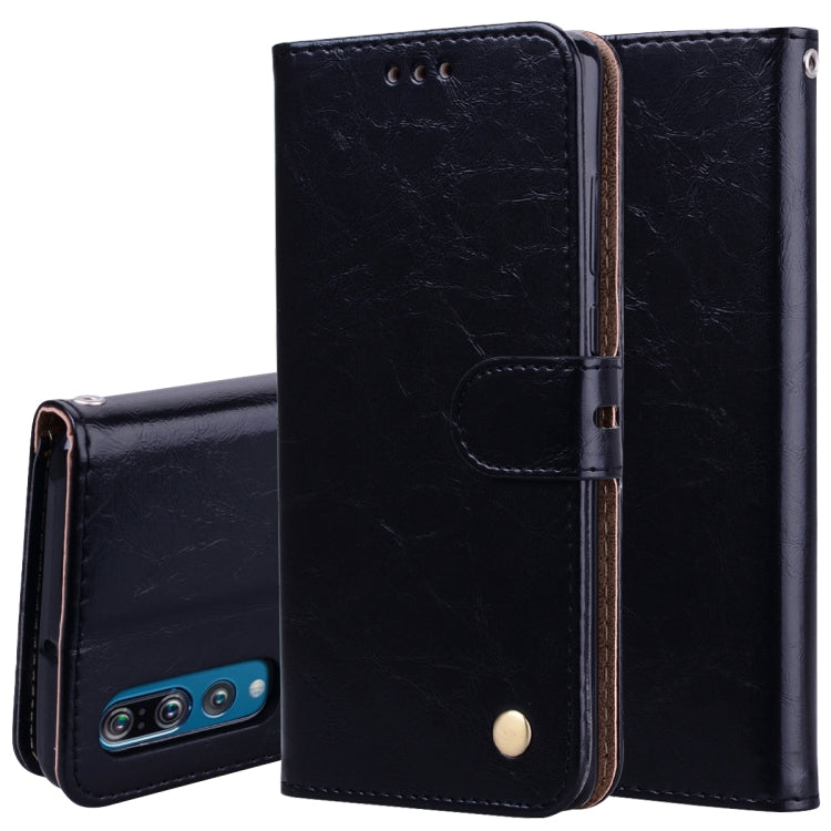 Business Style Oil Wax Texture Horizontal Flip Leather Case for Huawei P30, with Holder & Card Slots & Wallet – Card Slot, Flip, Leather, For Huawei P30