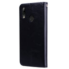 Business Style Oil Wax Texture Horizontal Flip Leather Case for Huawei P Smart 2019, with Holder & Card Slots & Wallet – Card Slot, Flip, Leather, For Huawei P Smart 2019
