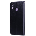 Business Style Oil Wax Texture Horizontal Flip Leather Case for Huawei Honor 8C, with Holder & Card Slots & Wallet – Card Slot, Flip, Leather, For Huawei Honor 8C