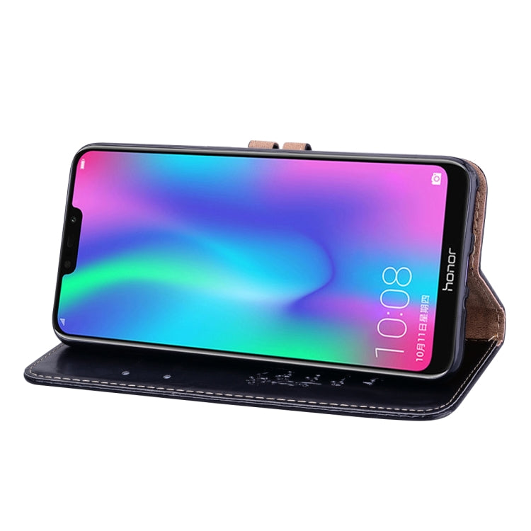 Business Style Oil Wax Texture Horizontal Flip Leather Case for Huawei Honor 8C, with Holder & Card Slots & Wallet – Card Slot, Flip, Leather, For Huawei Honor 8C