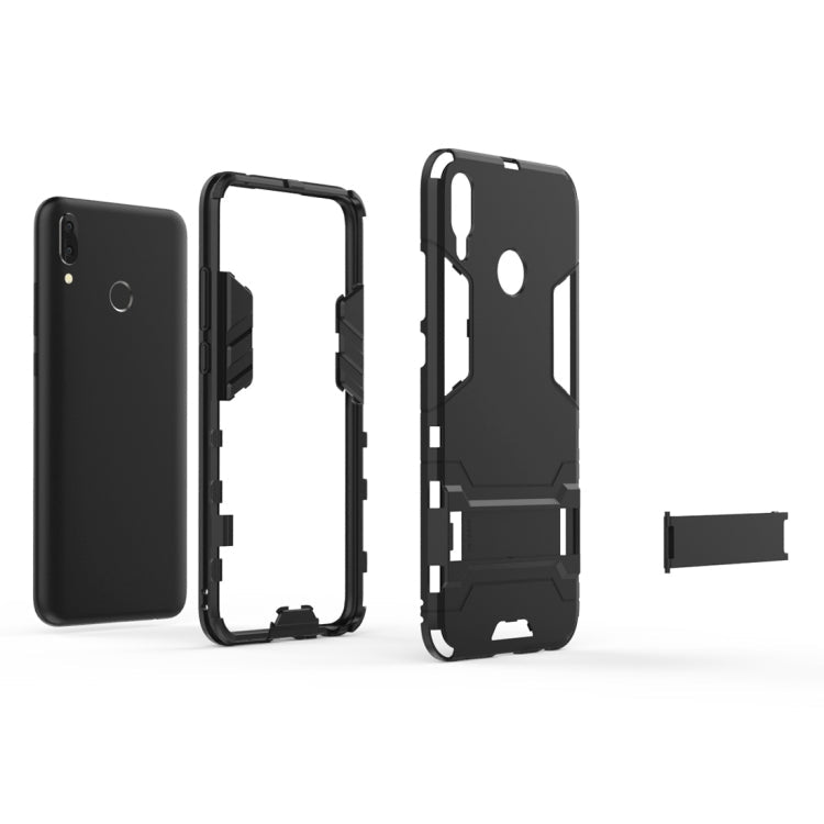 Shockproof PC + TPU Case for Huawei Y9 (2019) / Enjoy 9 Plus, with Holder – Shockproof, TPU, For Huawei Y9 (2019) / Enjoy 9 Plus