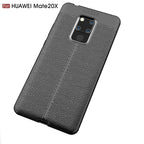 Litchi Texture TPU Shockproof Case for Huawei Mate 20 X – Shockproof, TPU, For Huawei Mate 20 X