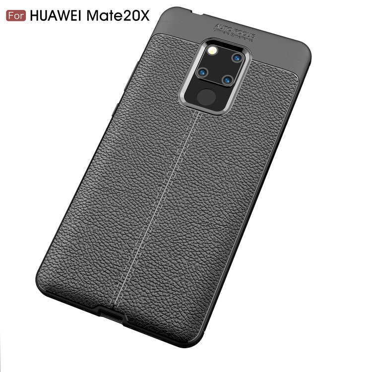 Litchi Texture TPU Shockproof Case for Huawei Mate 20 X – Shockproof, TPU, For Huawei Mate 20 X
