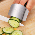 Creative Kitchen Necessary Food Vegetable Cutting Stainless Steel Hand Finger Guard Protector, Cutting Finger Protector Cutting Finger Protector