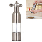 MICLAN Stainless Steel 304 Rudder Shape Grinder Pepper Grinding Machine, Size : S, S S