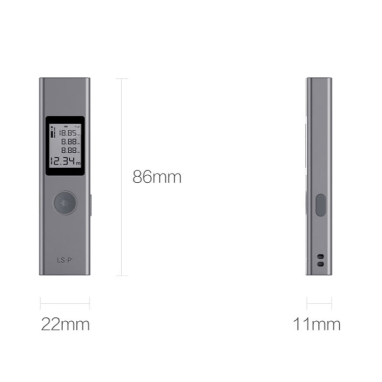 Original Xiaomi Youpin LS-P Portable Laser Range Finder, Test Distance: 40m – Aluminum Alloy