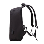 Multi-Function Large Capacity Travel Anti-theft Security Casual Backpack Laptop Computer Bag with External USB Charging Interface for Men / Women, Size: 42 x 29 x 14 cm, Black, Grey, Blue, Purple