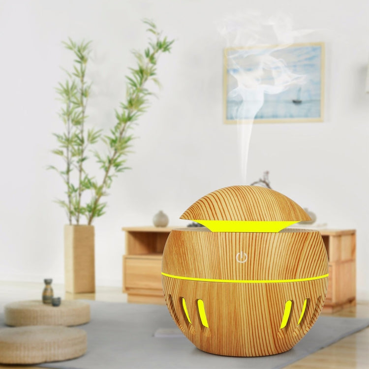 Wood Grain USB Hollowed-out Humidifier Seven Color Aromatherapy Lamp Automatic Alcohol Sprayer with Remote Control(Sky Blue), HC0372A, HC0372B, HC0372C, HC0372D, HC0372F, HC0372G, HC0372H, HC0372I, HC0372J, HC0372K – Durable Build, Easy to Use HC0372K