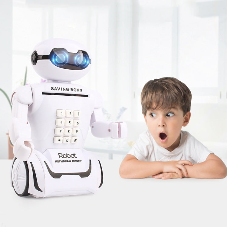 Multi-function Robot Piggy Bank Desk Lamp Code Money Box for Children, Robot Bank Robot Bank