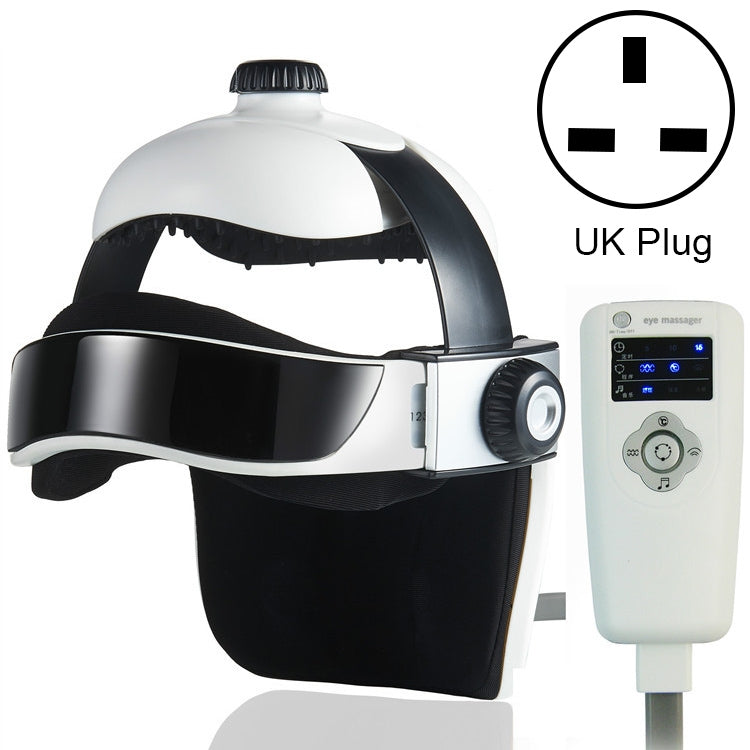 Electronic Air Pressure Head Massager, Relaxed Music Helmet Massager, US Plug, HC06285, HC06285EU, HC06285UK – Durable Build, Easy to Use HC06285UK