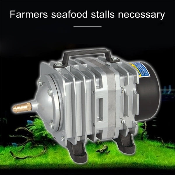 ACO-004 58W 75L/Min Electromagnetic Air Pump Compressor Seafood Fish Tank Increase Oxygen Air Flow Spliter, US Plug, ACO-004