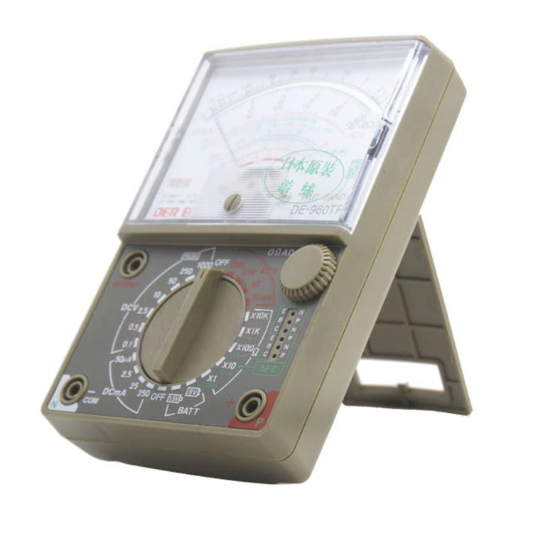 DE-960TR Pointer Precision Springs LCD Screen Display Mechanical Multimeter – Durable Build, Easy to Use