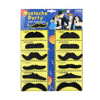 12 in 1 Funny Halloween Props Self-adhesive Fake Mustaches Kit, Mustaches Kit