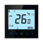 BHT-1000-GA-WIFI 3A Load Water Heating Type Touch LCD Digital WiFi Heating Room Thermostat, Display Clock / Temperature / Periods / Time / Week / Heat etc., BHT-1000 3A (Black), BHT-1000 3A (White) – Durable Build, Easy to Use