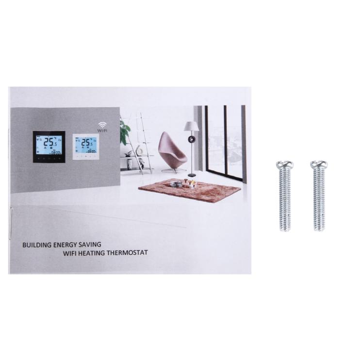 BHT-1000-GA-WIFI 3A Load Water Heating Type Touch LCD Digital WiFi Heating Room Thermostat, Display Clock / Temperature / Periods / Time / Week / Heat etc., BHT-1000 3A (Black), BHT-1000 3A (White) – Durable Build, Easy to Use
