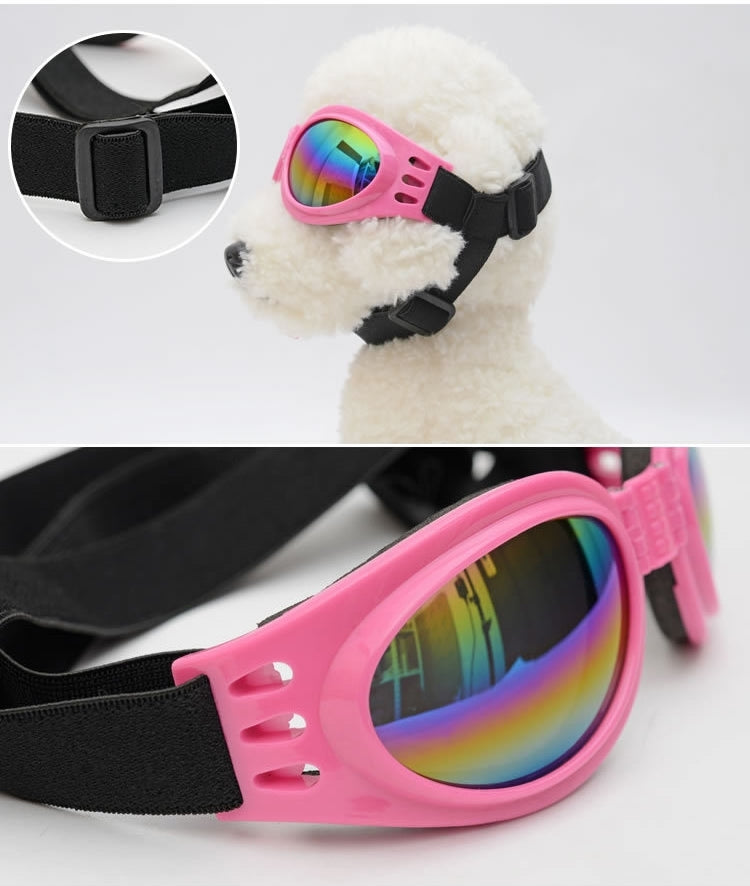 Anti-fog UV400 Dog Foldable Polarized Sunglasses for Dogs with 6Kg Weight or Heavier – Durable Build, Easy to Use