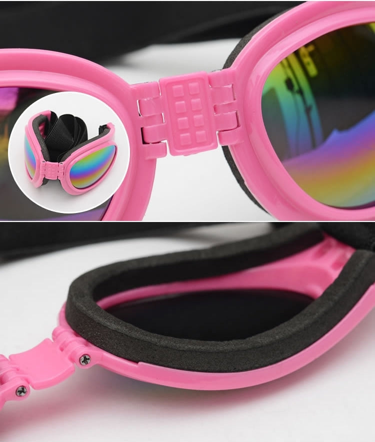 Anti-fog UV400 Dog Foldable Polarized Sunglasses for Dogs with 6Kg Weight or Heavier – Durable Build, Easy to Use