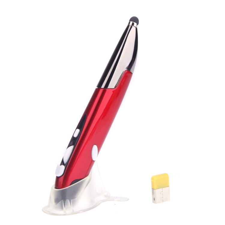 2.4GHz Innovative Pen-style Handheld Wireless Smart Mouse for PC Laptop, Red, Blue, Grey – Durable Build, Easy to Use
