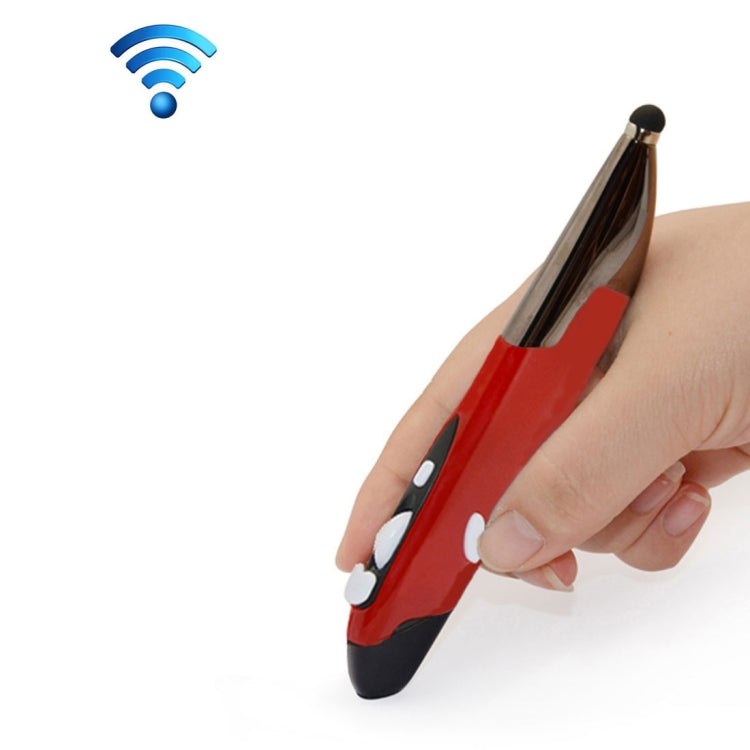 2.4GHz Innovative Pen-style Handheld Wireless Smart Mouse for PC Laptop, Red, Blue, Grey – Durable Build, Easy to Use Red Red