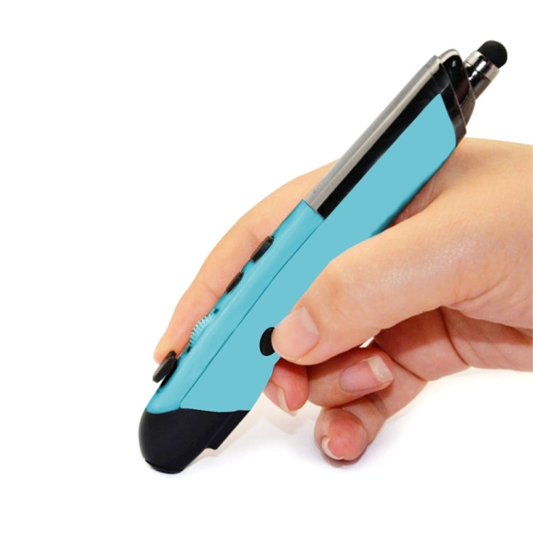 PR-08 2.4G Innovative Pen-style Handheld Wireless Smart Mouse, Effective Distance: 10m, PR-08 (Red), PR-08 (Blue), PR-08 (Grey), PR-08 (Black), PR-08 (White) – Durable Build, Easy to Use PR-08 (Blue) Blue