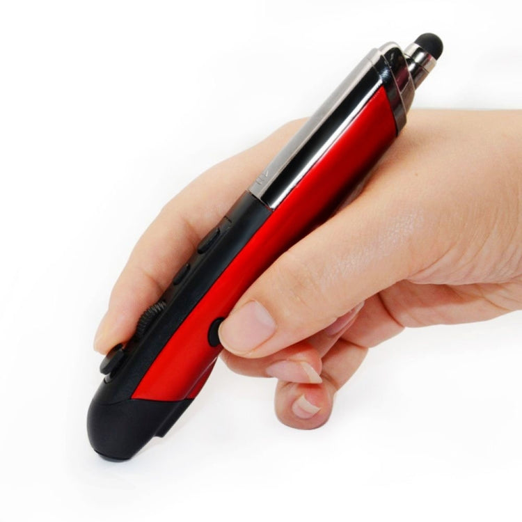 PR-08 2.4G Innovative Pen-style Handheld Wireless Smart Mouse, Effective Distance: 10m, PR-08 (Red), PR-08 (Blue), PR-08 (Grey), PR-08 (Black), PR-08 (White) – Durable Build, Easy to Use
