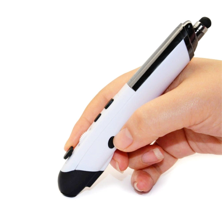 PR-08 2.4G Innovative Pen-style Handheld Wireless Smart Mouse, Effective Distance: 10m, PR-08 (Red), PR-08 (Blue), PR-08 (Grey), PR-08 (Black), PR-08 (White) – Durable Build, Easy to Use PR-08 (White) White