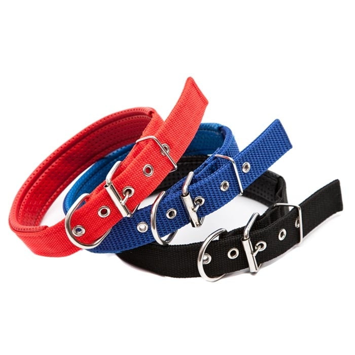 Foam Cotton Polyester Pet Collars Pet Neck Strap Dog Neckband Cats Dogs Collars, 3.5cm x 57cm, 3.5cm x 57cm Black, 3.5cm x 57cm Red