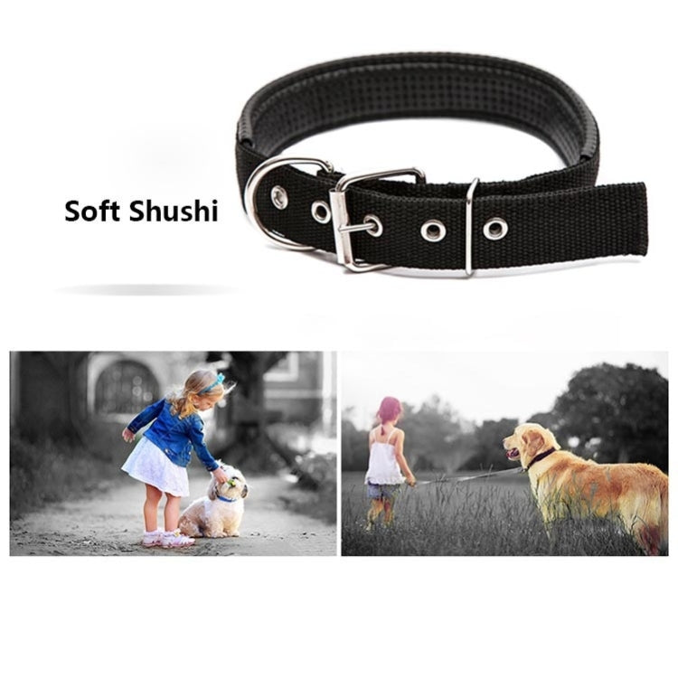 Foam Cotton Polyester Pet Collars Pet Neck Strap Dog Neckband Cats Dogs Collars, 3.5cm x 57cm, 3.5cm x 57cm Black, 3.5cm x 57cm Red