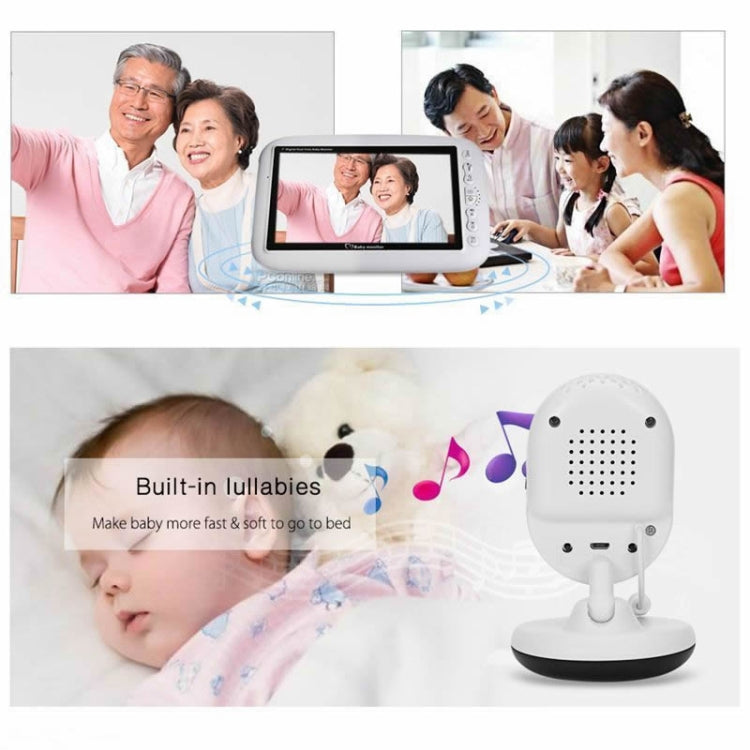 BM-SP820 2.4 inch LCD 2.4GHz Wireless Surveillance Camera Baby Monitor with 7-IR LED Night Vision, Two Way Voice Talk, BM-SP820 – Durable Build, Easy to Use