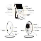 VB605 2.4 inch LCD 2.4GHz Wireless Surveillance Camera Baby Monitor, Support Two Way Talk Back, Night Vision, VB605