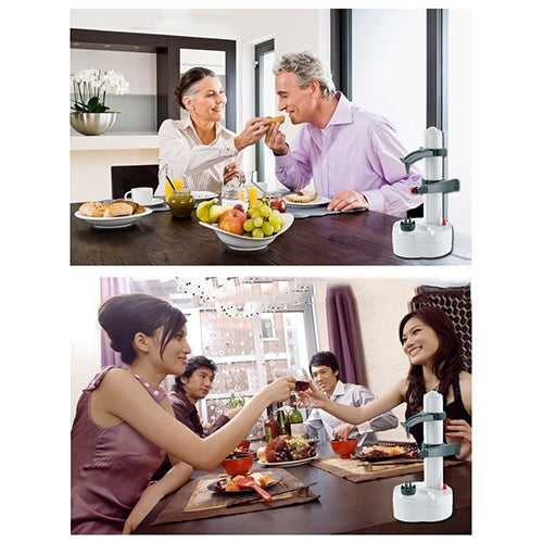 Multifunction Stainless Steel Electric Vegetables Fruit Peeler Automatic Peeling Machine, Dry Battery