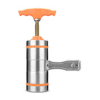 3 Molds Household Manually Small Stainless Steel Pressing Style Handhold Noodle Machine, 3 Molds