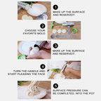3 Molds Household Manually Small Stainless Steel Pressing Style Handhold Noodle Machine, 3 Molds