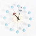 Stylish Background Minimalis Circular Balls Candy Wall Clock Creative Decoration Clock Ferris Wheel Clock Baby Blue