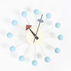 Stylish Background Minimalis Circular Balls Candy Wall Clock Creative Decoration Clock Ferris Wheel Clock Baby Blue