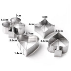 3 Sets Stainless Steel Poker Cookie Mold Playing Cards Cake Fondant Mold Spade Heart Biscuit Cutter, 3 Sets – Durable Build, Easy to Use