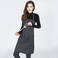 Black and White Stripes Unisex Chef Waiter Barista Aprons Work Aprons, Black and White Stripes Apron Black and White Stripes Apron