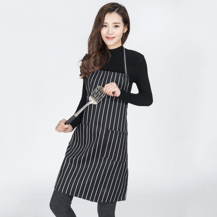 Black and White Stripes Unisex Chef Waiter Barista Aprons Work Aprons, Black and White Stripes Apron Black and White Stripes Apron