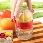 Multi-function Manual Mini Lemon Juicer with a Graduation Cup Juicer