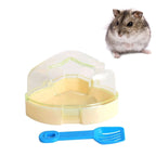Pet Five-pointed Star Hamster Bathroom Small Pets Bathing Basin Detachable Ventilation Pet Bath Tubs, Random Color Delivery, Star Hamster Bathroom Star Hamster Bathroom