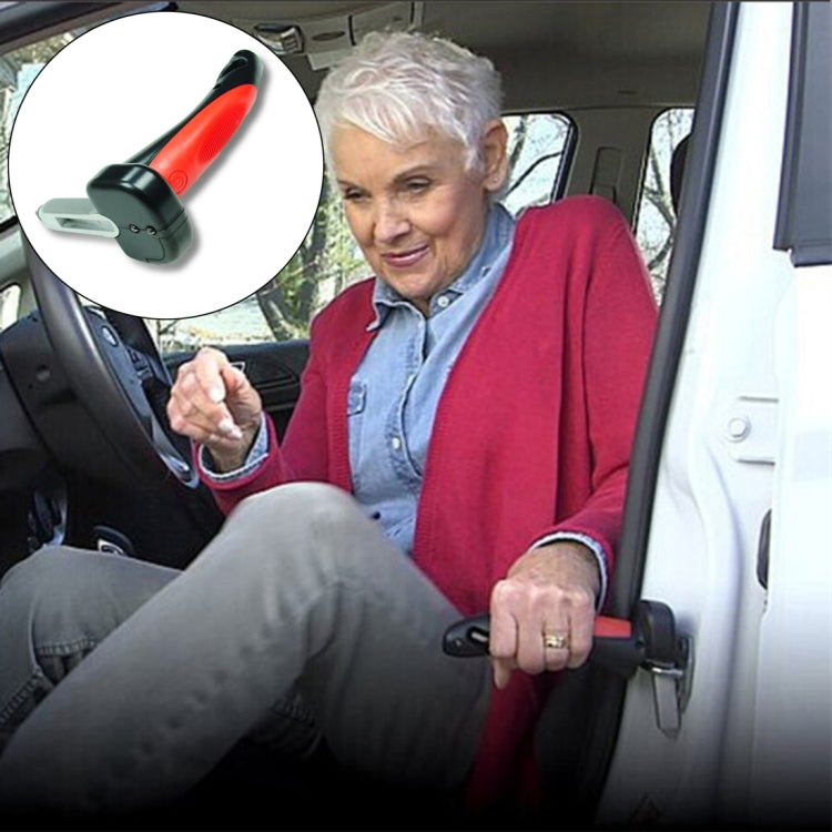 Car Cane Handle Portable Mobility Aid Flashlight Belt Cutter Glass Breaker Emergency Escape Tools, 566 566