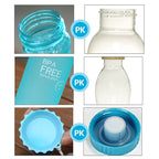 550ml Frost Leak-proof Plastic Portable Soda Bottle Sealed Simple Student Handy Beverage Bottle, 550ml
