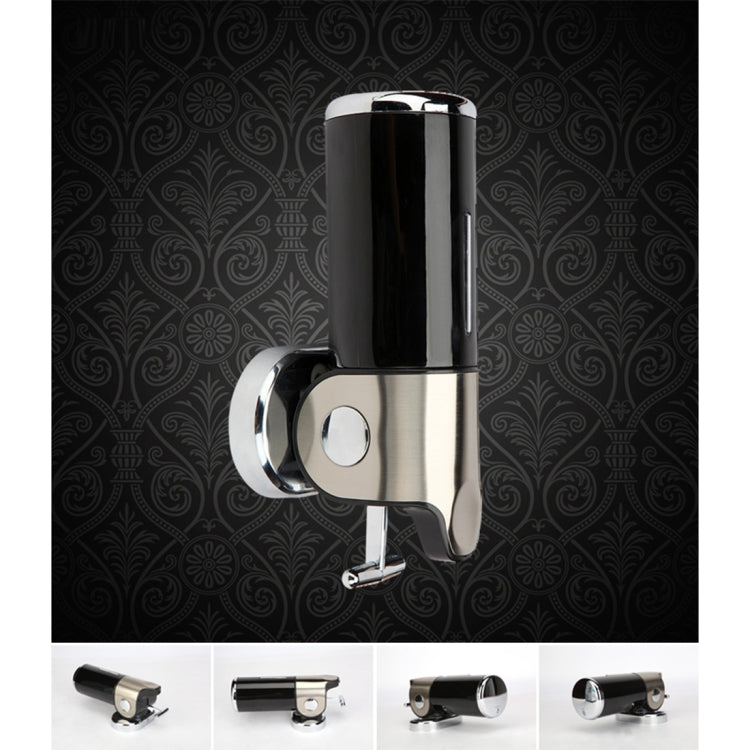 Dual Hotel Shower Manual Dispenser Wall Mounted Washing Liquid Shampoo Soap Bottle, Capacity: 1000ml, 1000ml/Black, 1000ml/Gold, 1000ml/Transparent, 1000ml/White, 1000ml/Dark Red, 1000ml/Silver