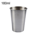 180ml Single Wall Electropolished Stainless Steel Brief Wine Cup(Silver), 180ml – Durable Build, Easy to Use 180ml