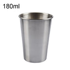 180ml Single Wall Electropolished Stainless Steel Brief Wine Cup(Silver), 180ml – Durable Build, Easy to Use 180ml